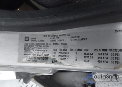 2010 GMC Canyon Slt из США, поврежденный, VIN 1GTJTFDE1A8142400